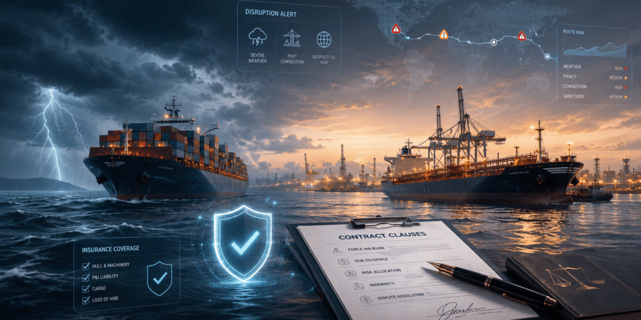 Maritime Insurance, Contract Clauses and Force Majeure in a Volatile Shipping Era